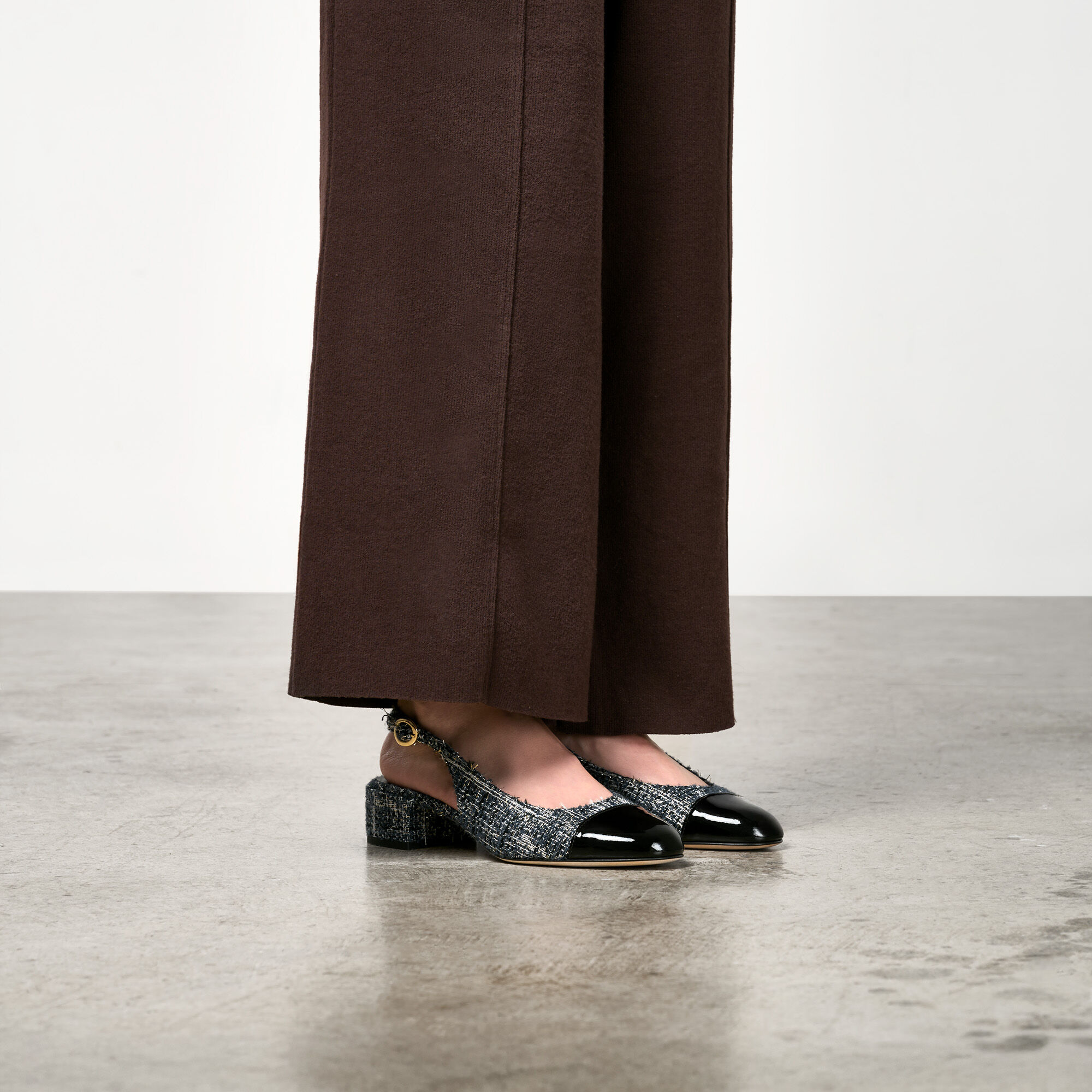 Scarosso Coco Blue Tweed Blue - Tweed COCOPUMP