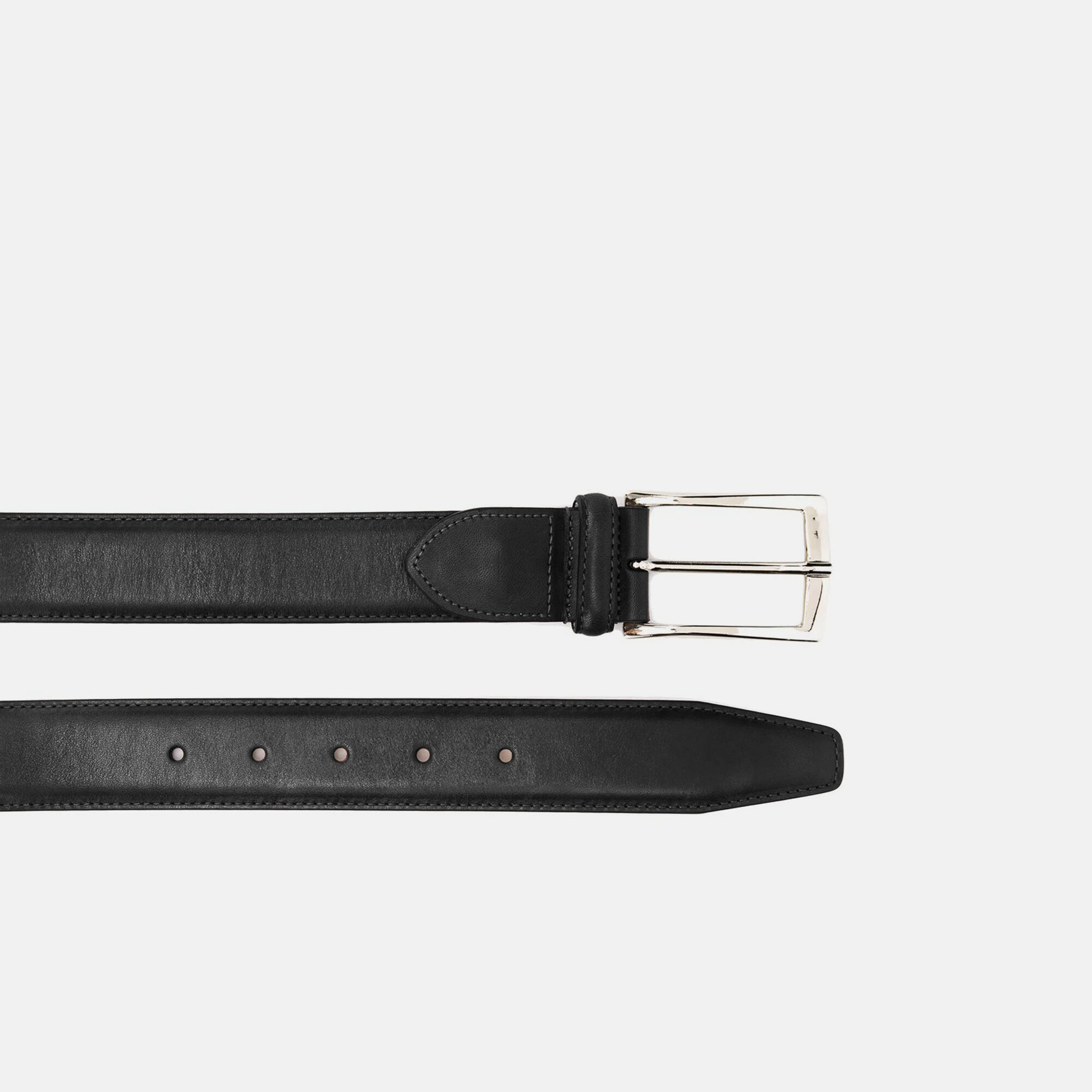 Scarosso Classic Black Belt Black Calf CLASSICBELT