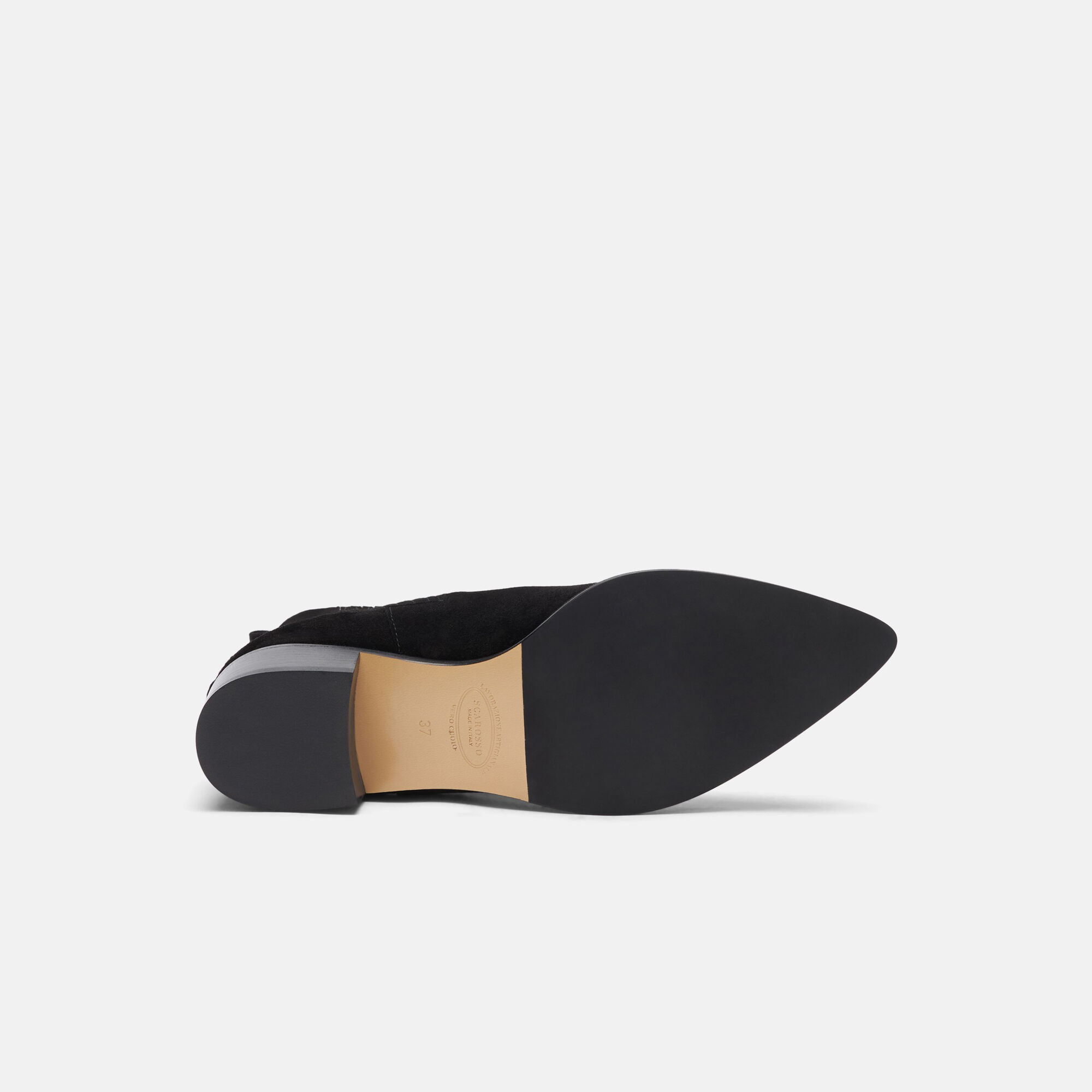 Scarosso Olivia Black Suede Black - Suede OLIVIACHEL