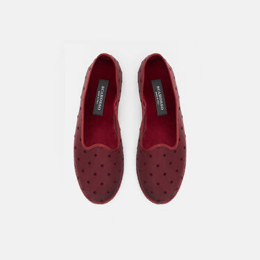 Scarosso Valentina Burgundy Mesh Burgundy - Mesh VALENTINASLIP Scarosso Valentina Burgundy Mesh Burgundy - Mesh VALENTINASLIP
