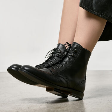 Scarosso Stefania Black Black - calf STEFANIABOOT