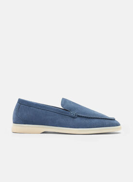 Scarosso Ludovica Steel Suede Steel Blue - Suede LUDOVICALOAF