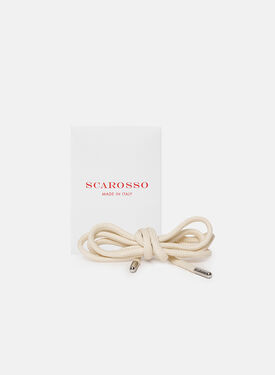 Scarosso Off White Laces Off White - Cotton SHOELACE