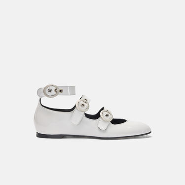 Scarosso Linda II White Patent White LINDAIIBALL Scarosso Linda II White Patent White LINDAIIBALL