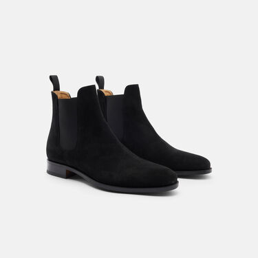 Scarosso Giancarlo Black Suede Black - suede GIANCARLOCHEL