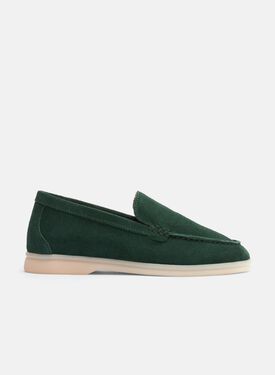 Scarosso Ludovica Girl Green Suede Green - Suede LUDOVICAKLOAF