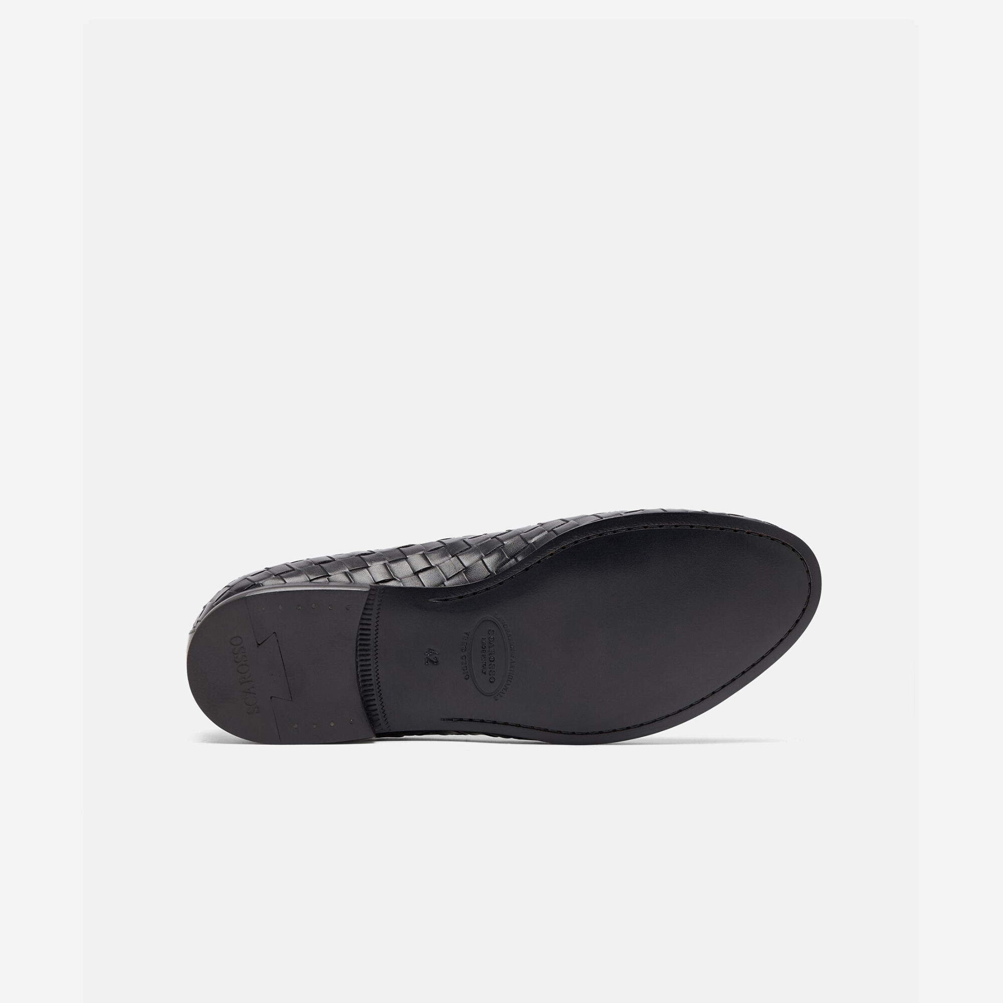 Scarosso Vittorio Black Black - Calf VITTORIOLOAF