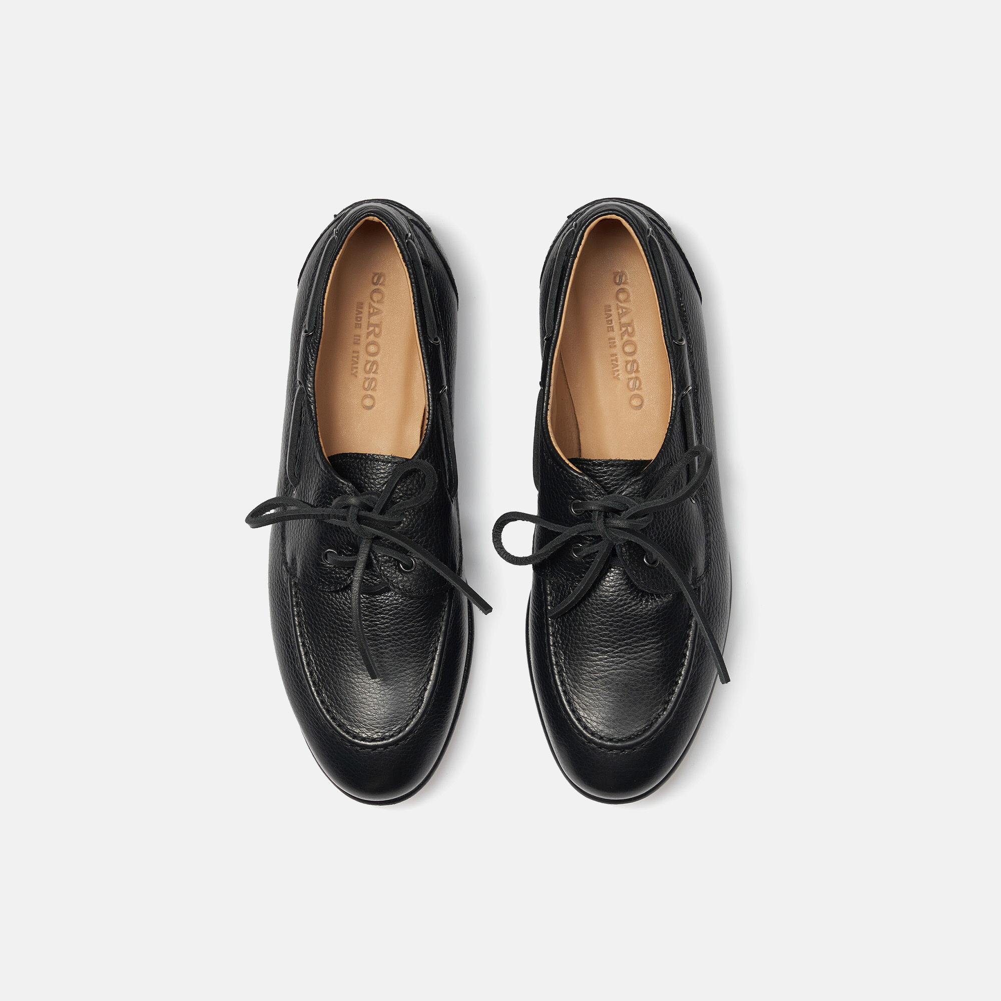Scarosso Ginevra Black Grain Black - Calf GINEVRALOAF