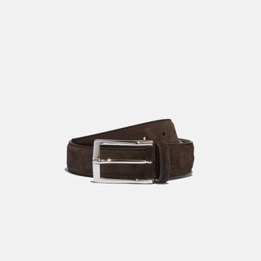 Scarosso Classic Dark Brown Belt Dark Brown Suede CLASSICBELT Scarosso Classic Dark Brown Belt Dark Brown Suede CLASSICBELT