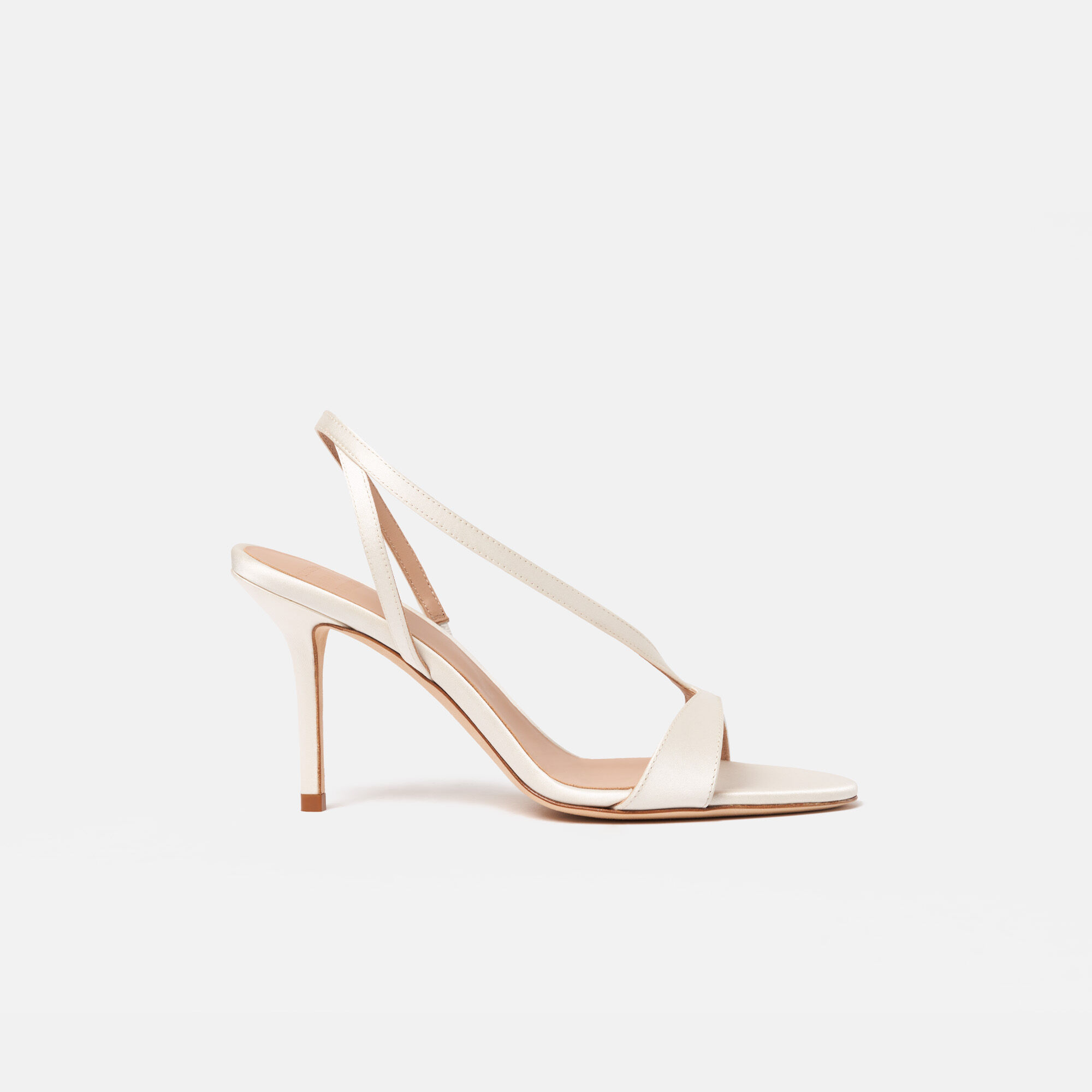 Scarosso Paula White Satin White - Silk PAULASAND