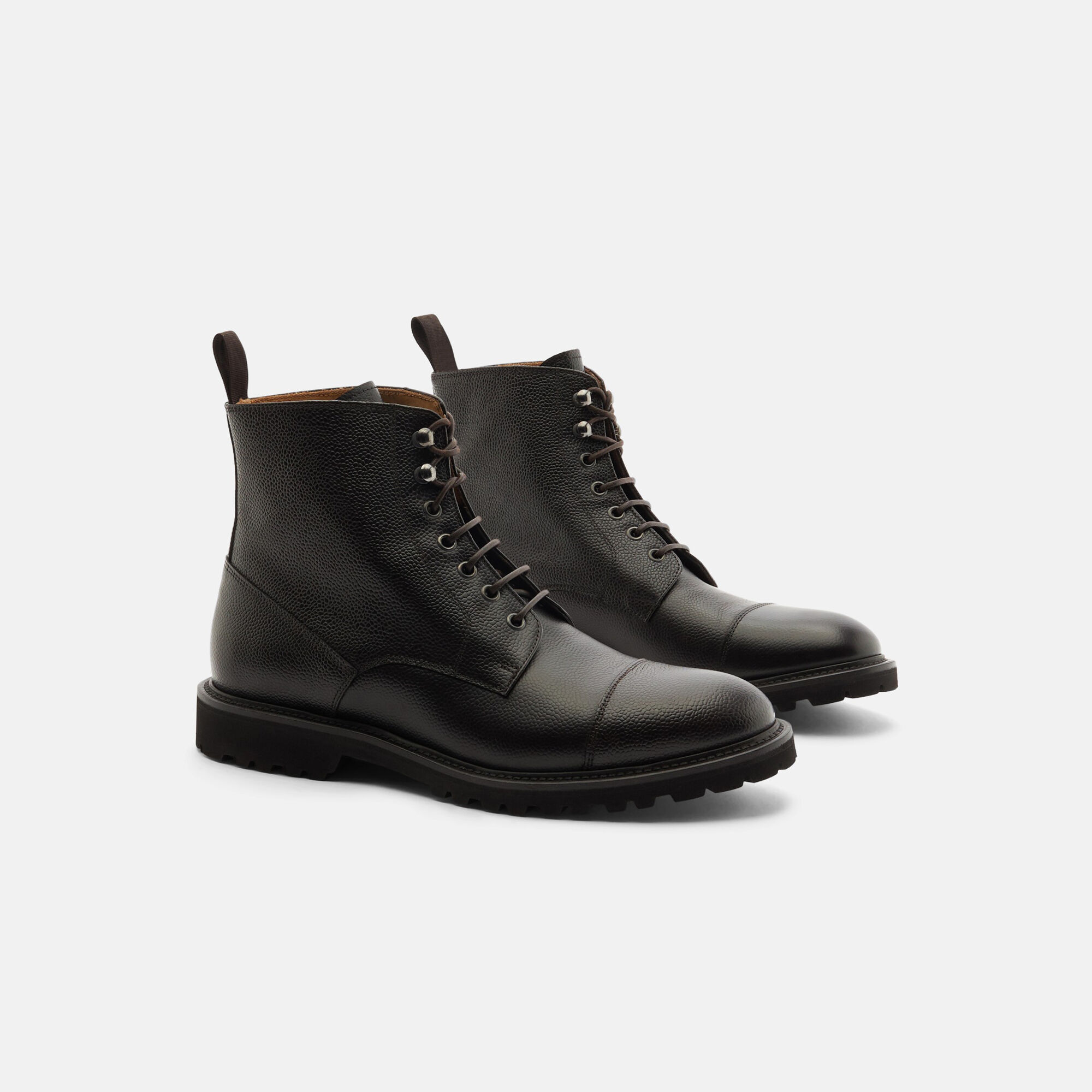 Scarosso Jackie Grain Brown Brown - calf JACKIEBOOT