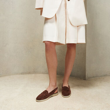 Scarosso Leila Brown Suede Brown - Suede LEILALOAF Scarosso Leila Brown Suede Brown - Suede LEILALOAF