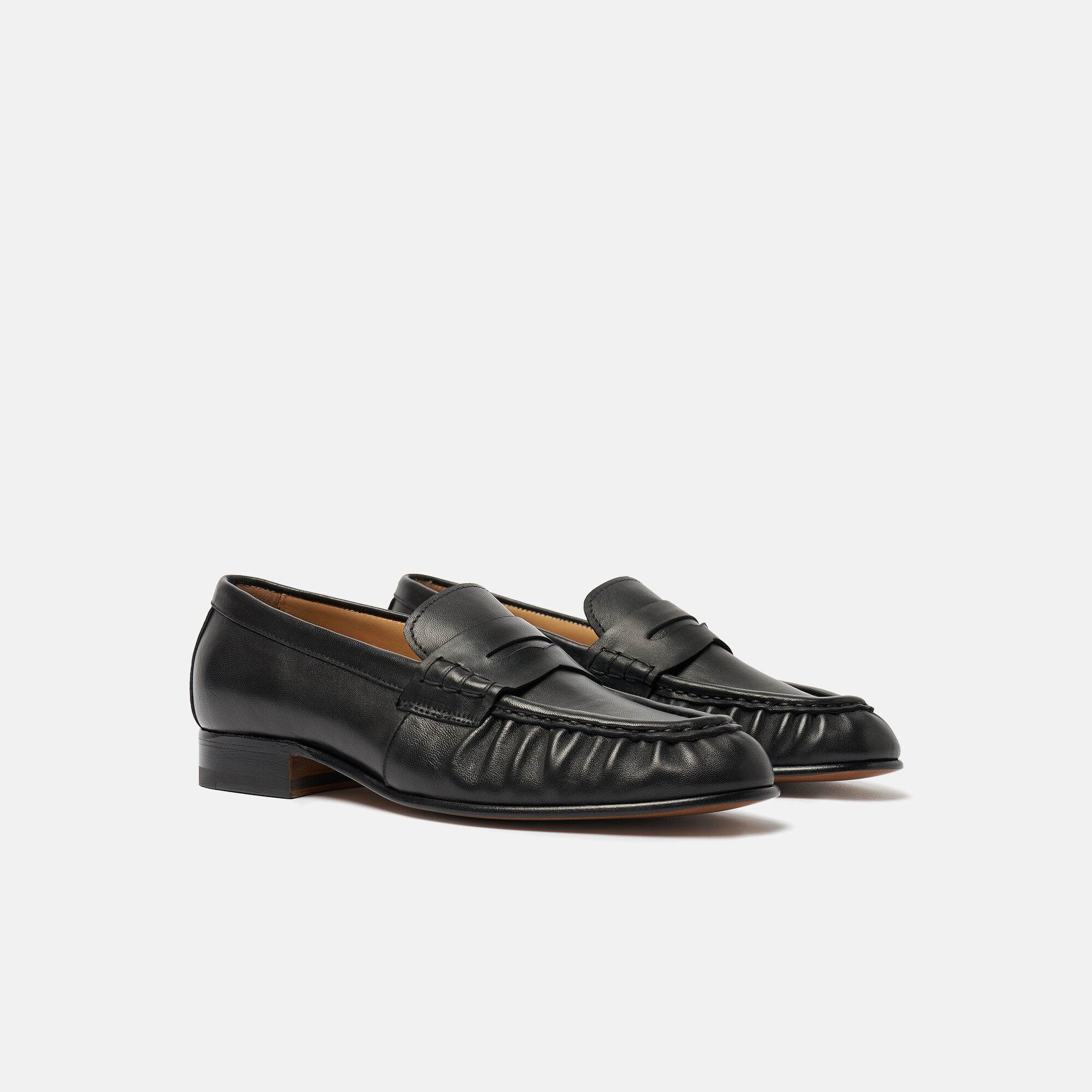 Scarosso Mar Black Black - Calf MARLOAF