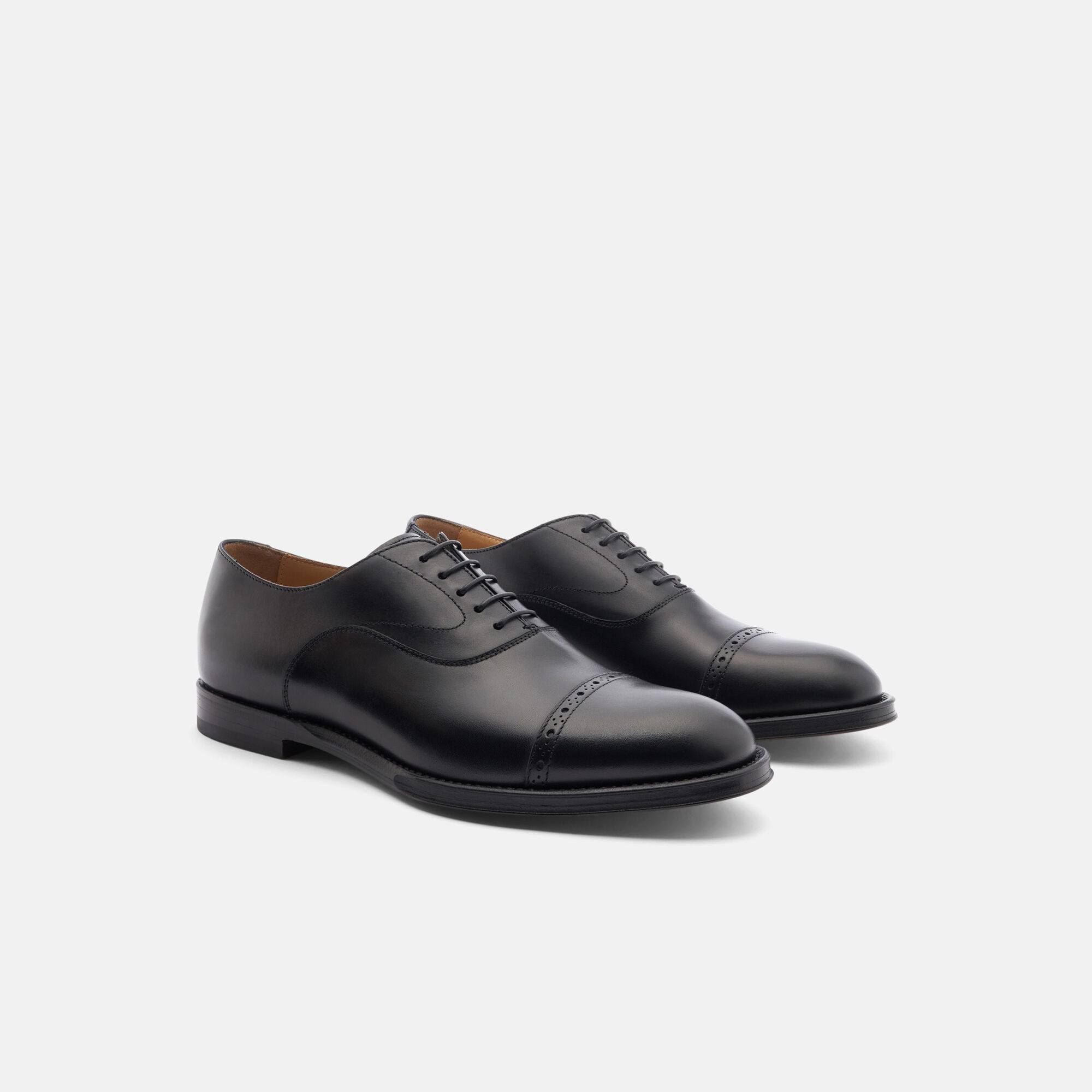 Scarosso Beaumont Black Black Calf BEAUMONTOXFO