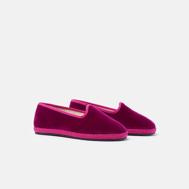 Scarosso Valentina Purple Velvet Purple - Velvet VALENTINASLIP Scarosso Valentina Purple Velvet Purple - Velvet VALENTINASLIP