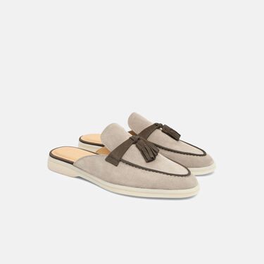Scarosso Lucrezia Sand & Deep Taupe Suede Sand & Deep Taupe - Suede LUCREZIAMULE
