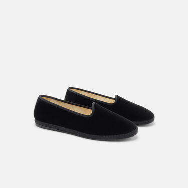 Scarosso Valentino Black Velvet Black - velvet VALENTINOSLIP Scarosso Valentino Black Velvet Black - velvet VALENTINOSLIP