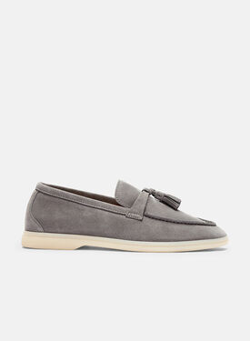 Scarosso Leandra Grey Suede Grey - Suede LEANDRALOAF