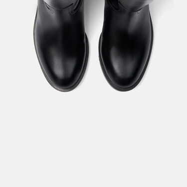 Scarosso Lauren Black Black - Calf LAURENBOOT