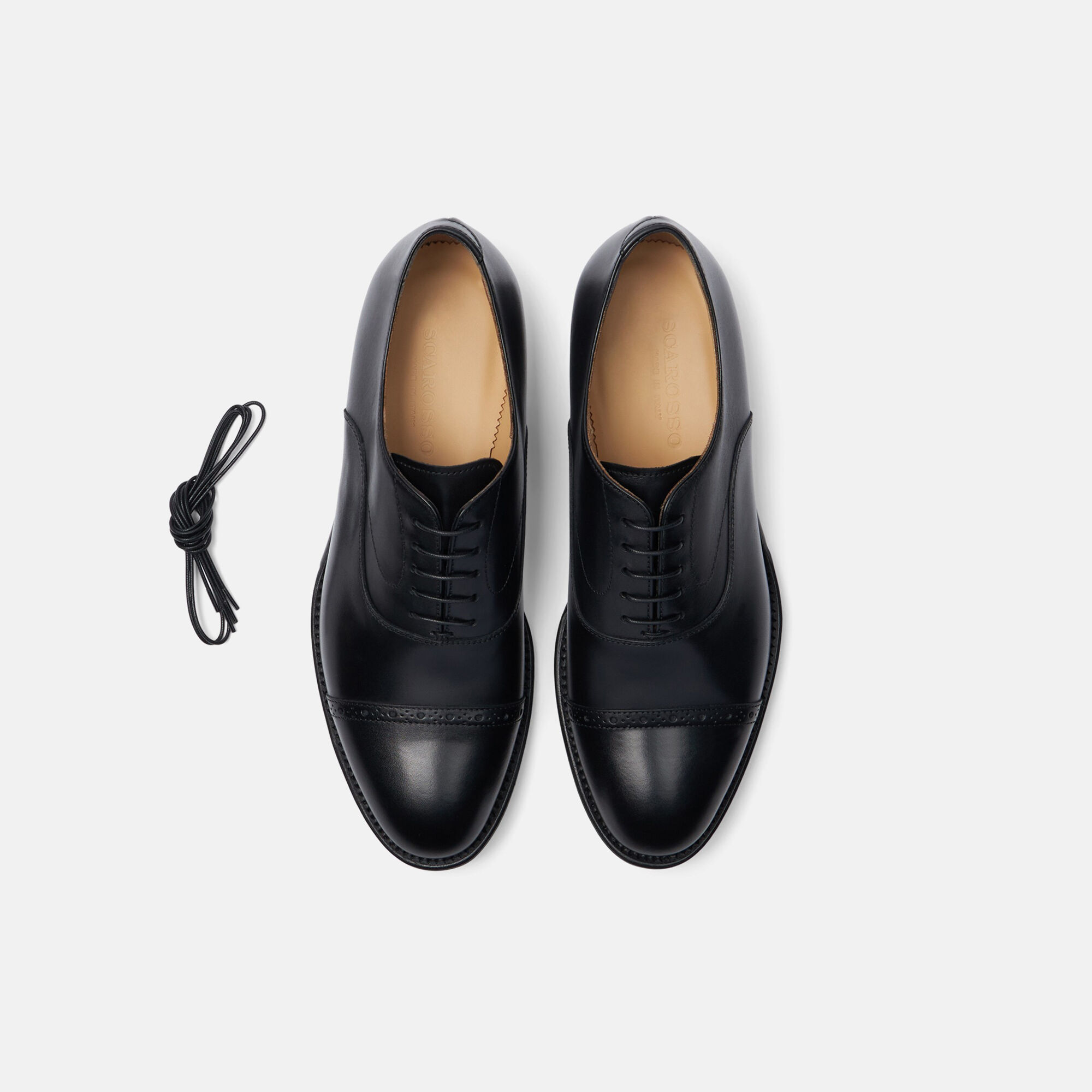 Scarosso Beaumont Black Black Calf BEAUMONTOXFO