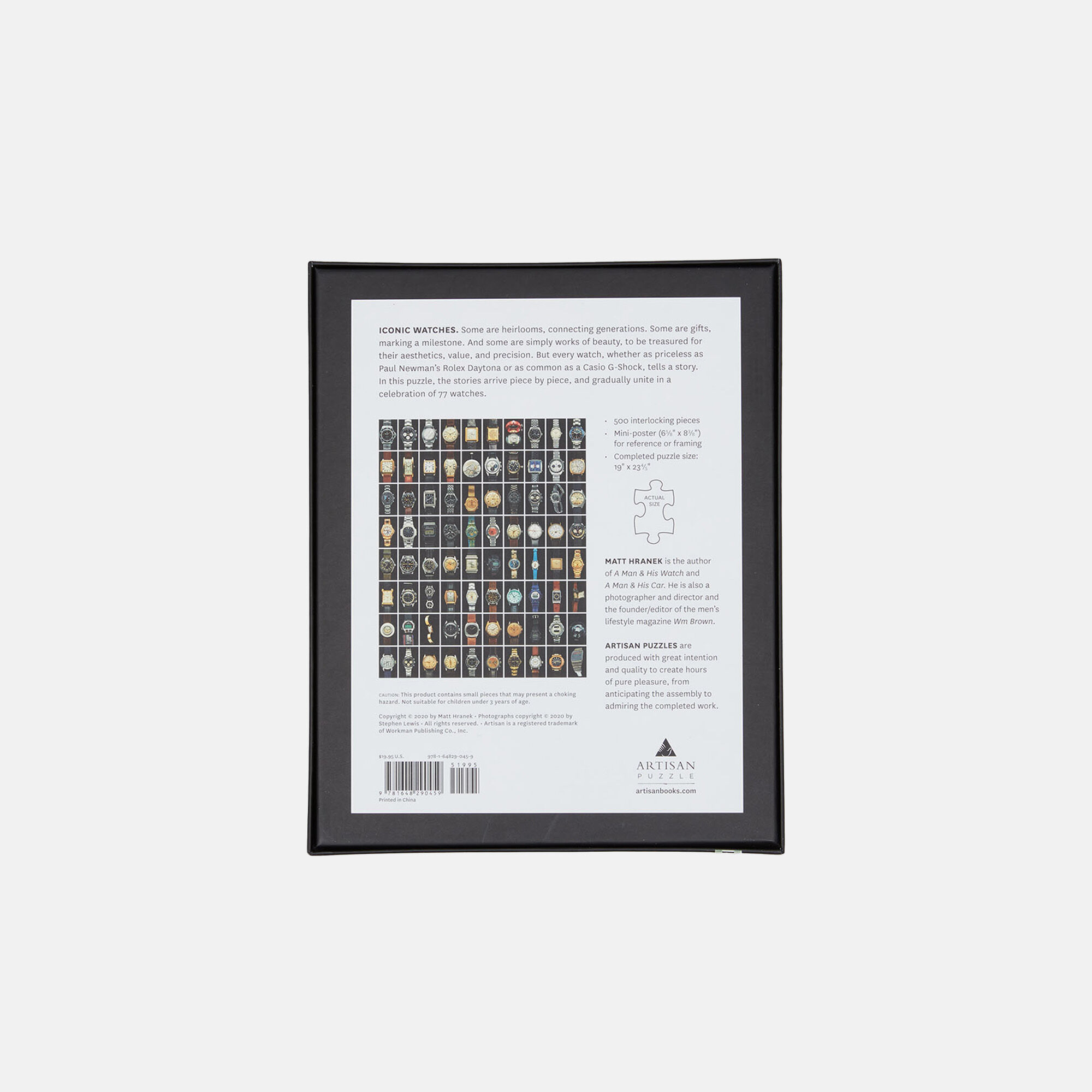 Scarosso Iconic Watches 500-Piece Puzzle Watch - Paper MATTPUZZ