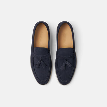 Scarosso Leandro Blue Suede Blue - Suede LEANDROLOAF Scarosso Leandro Blue Suede Blue - Suede LEANDROLOAF