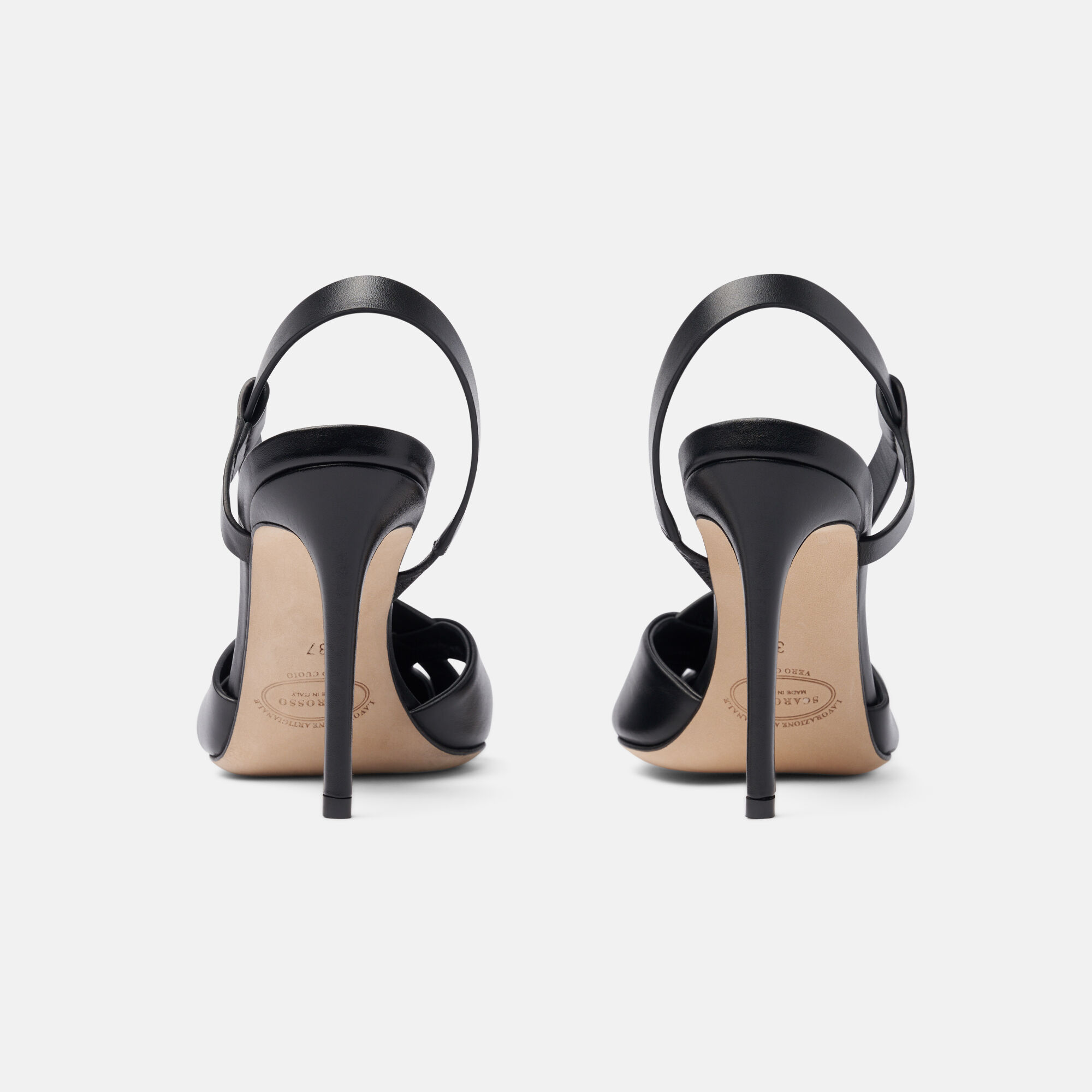 Scarosso Athena Black Black - Calf ATHENAPUMP