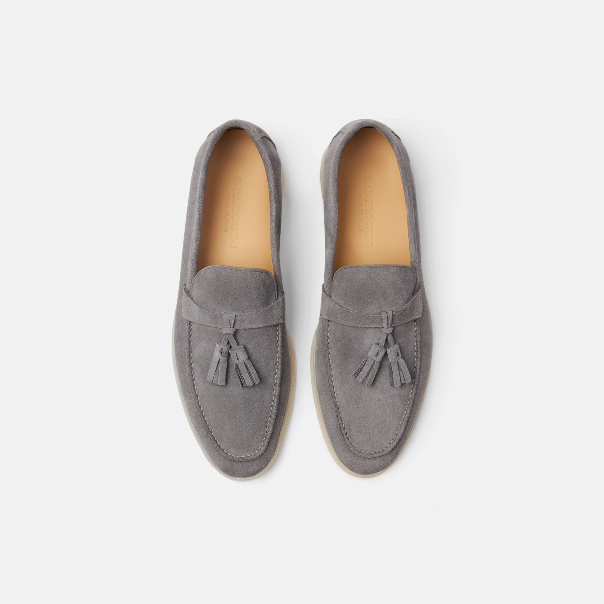 Scarosso Leandro Grey Suede Grey - Suede LEANDROLOAF