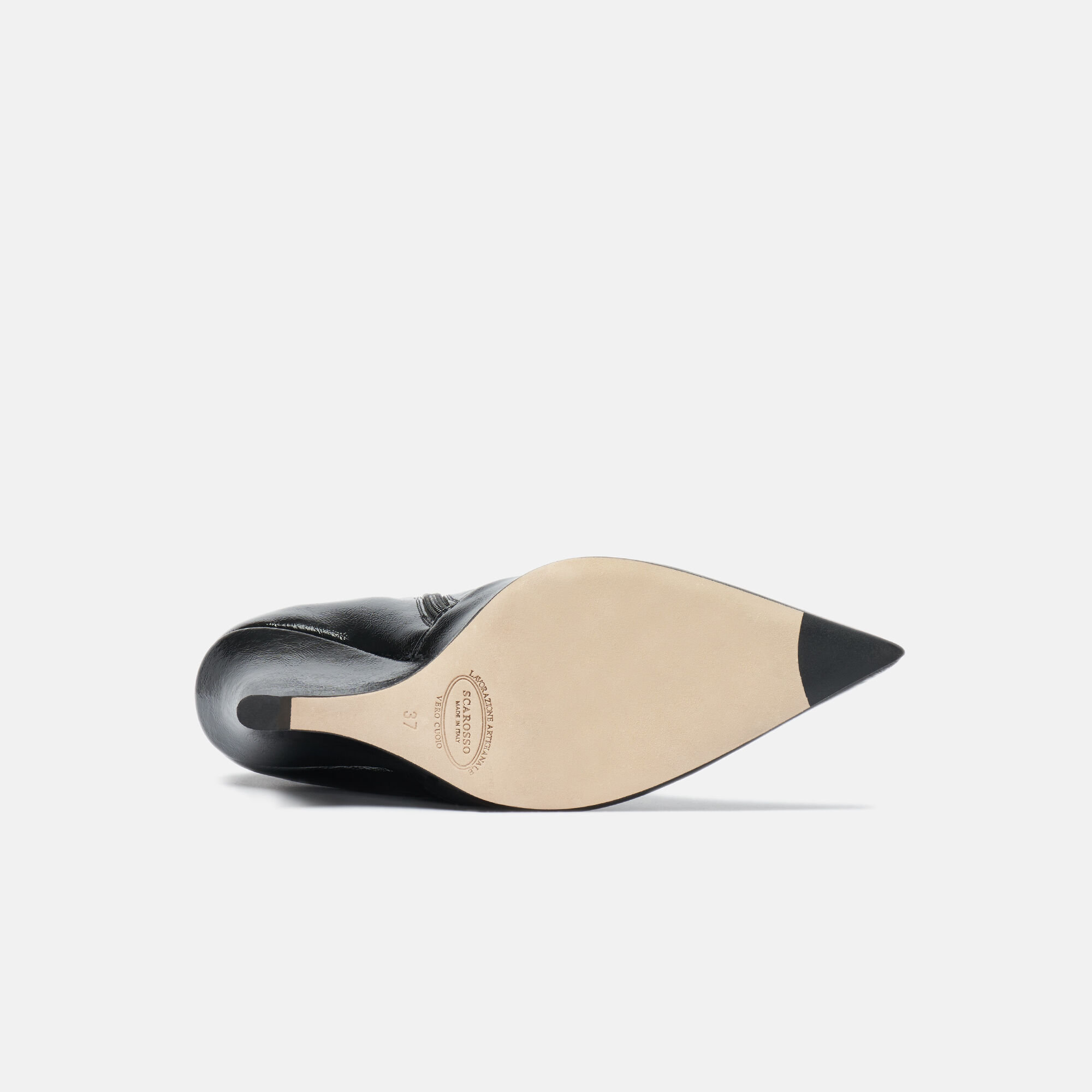 Scarosso Marta I Black Patent Black - Synthetic Leather MARTAIBOOT