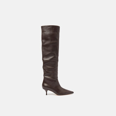 Scarosso Barbara Dark Brown Dark Brown - Calf BARBARABOOT Scarosso Barbara Dark Brown Dark Brown - Calf BARBARABOOT