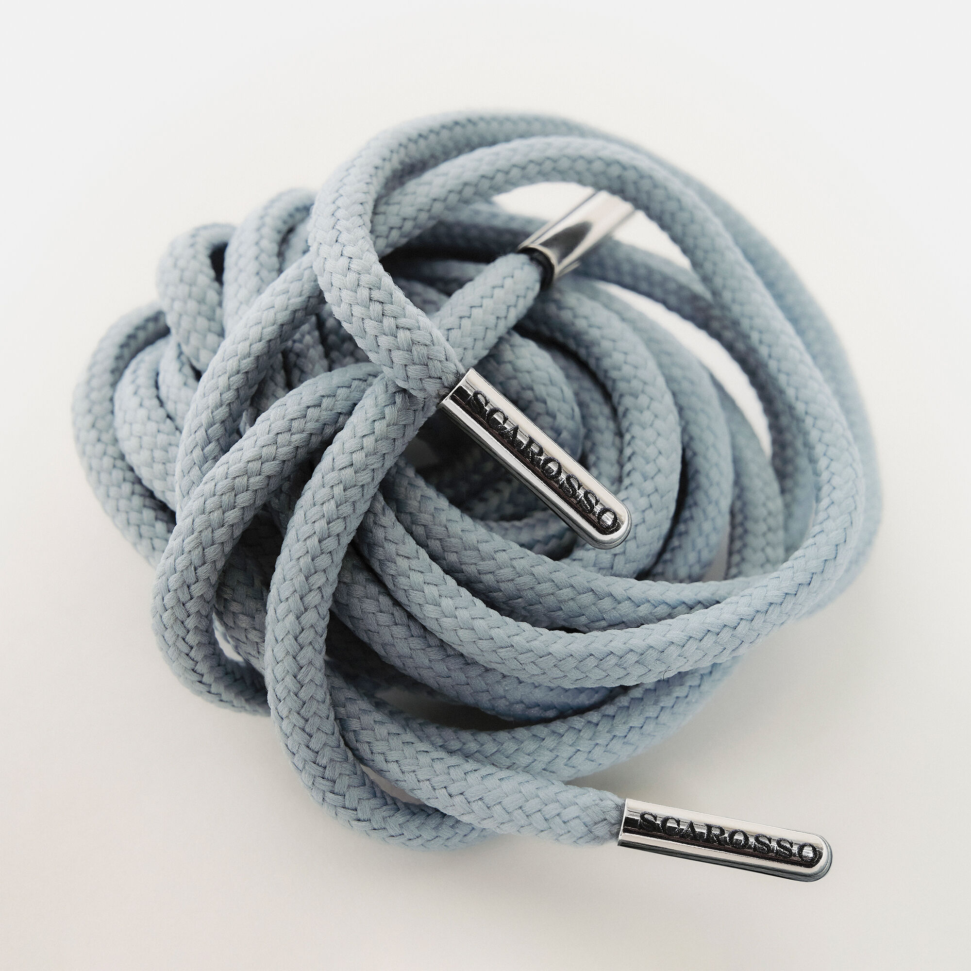Scarosso Light Blue Laces Light Blue - Cotton SHOELACE