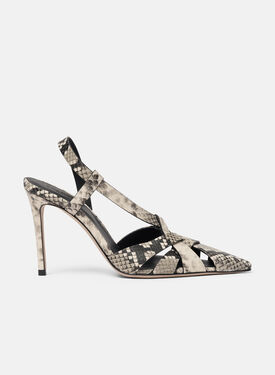 Scarosso Athena Python Grey - Snake-Printed Calf ATHENAPUMP