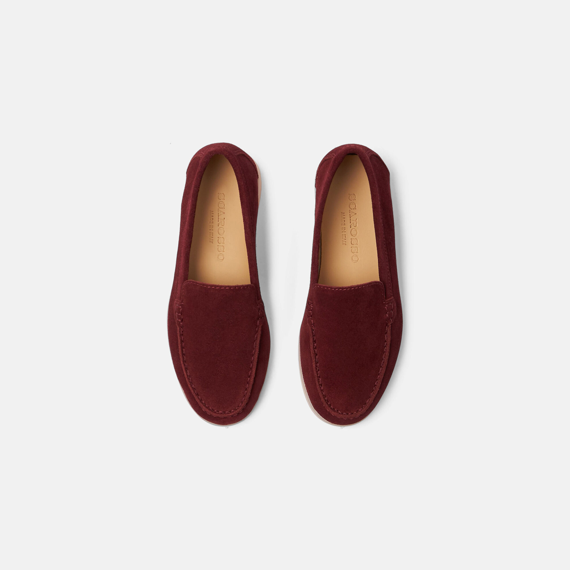 Scarosso Ludovica Girl Burgundy Suede Burgundy - Suede LUDOVICAKLOAF
