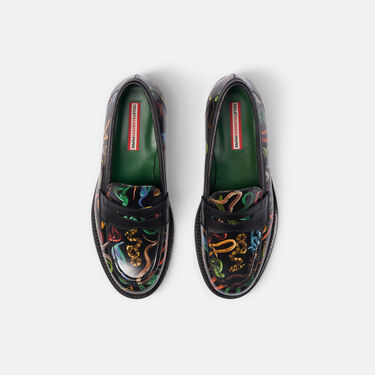 Scarosso Snakes Storm for Her Snakes Storm Black - Calf TOILETWLOAF