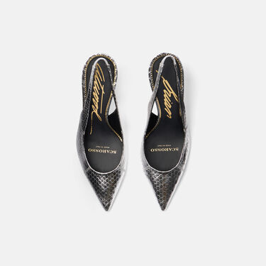 Scarosso Sutton Silver Elaphe Silver - Elaphe SUTTONPUMP Scarosso Sutton Silver Elaphe Silver - Elaphe SUTTONPUMP
