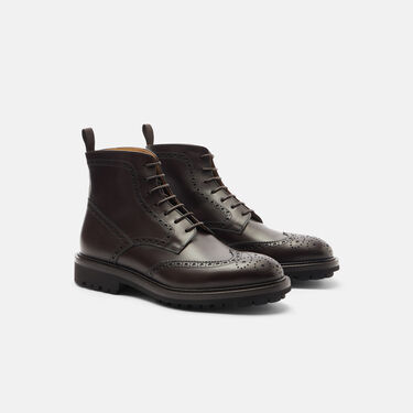 Scarosso Thomas Dark Brown Dark Brown - Calf THOMASBOOT