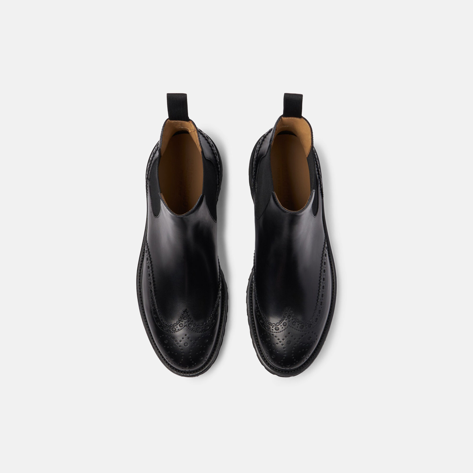 Scarosso Keith Black Black Calf KEITHCHEL