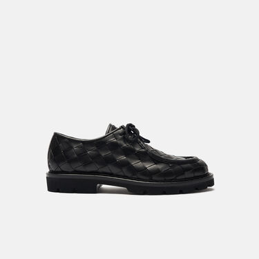 Scarosso Damiano Black Woven Black - Calf DAMIANODERB