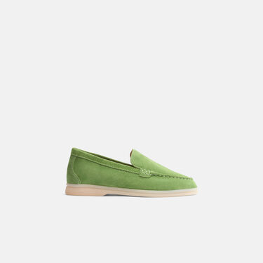 Scarosso Ludovica Girl Light Green Suede Light Green - Suede LUDOVICAKLOAF Scarosso Ludovica Girl Light Green Suede Light Green - Suede LUDOVICAKLOAF
