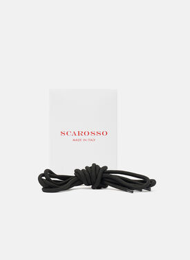 Scarosso Black laces Black - Cotton SHOELACE