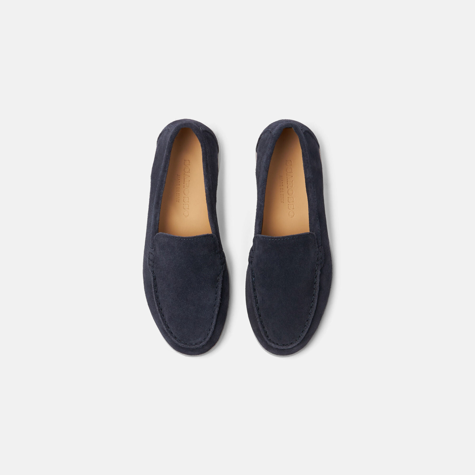 Scarosso Ludovica Girl Blue Suede Blue - Suede LUDOVICAKLOAF
