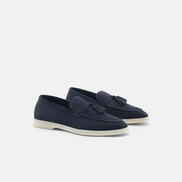 Scarosso Leandra Blue Suede Blue - Suede LEANDRALOAF