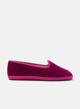 Scarosso Valentina Purple Velvet Purple - Velvet VALENTINASLIP