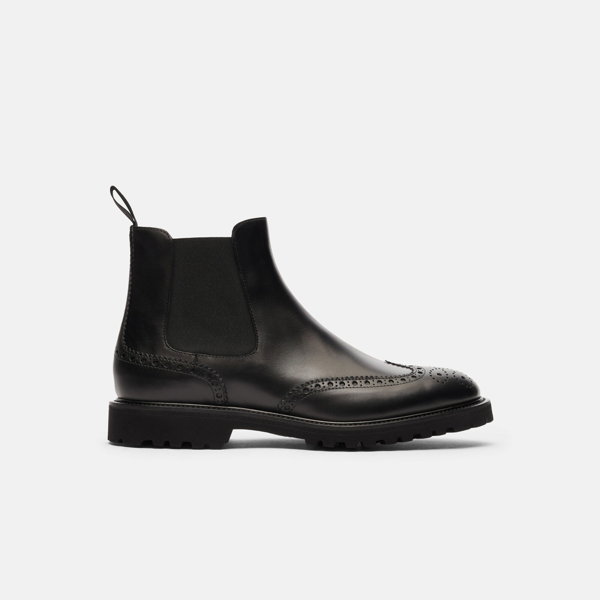 Scarosso Keith Black Black Calf KEITHCHEL