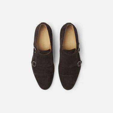 Scarosso Gervasio Ebony Light Suede Dark Brown Suede - Light Line GERVASIOMONK Scarosso Gervasio Ebony Light Suede Dark Brown Suede - Light Line GERVASIOMONK