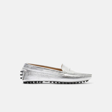 Scarosso Ashley Silver Silver - Calf ASHLEYDRIV Scarosso Ashley Silver Silver - Calf ASHLEYDRIV