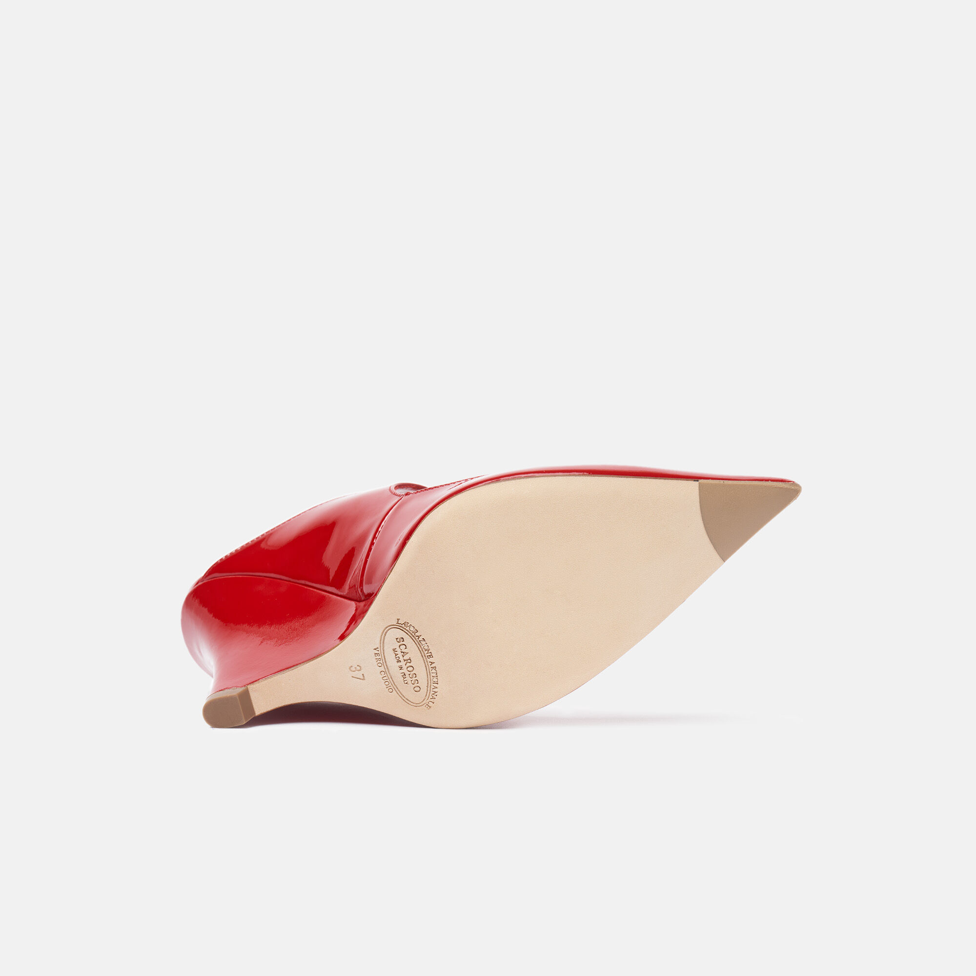 Scarosso Marta II Red Patent Red - Patemt MARTAIIPUMP