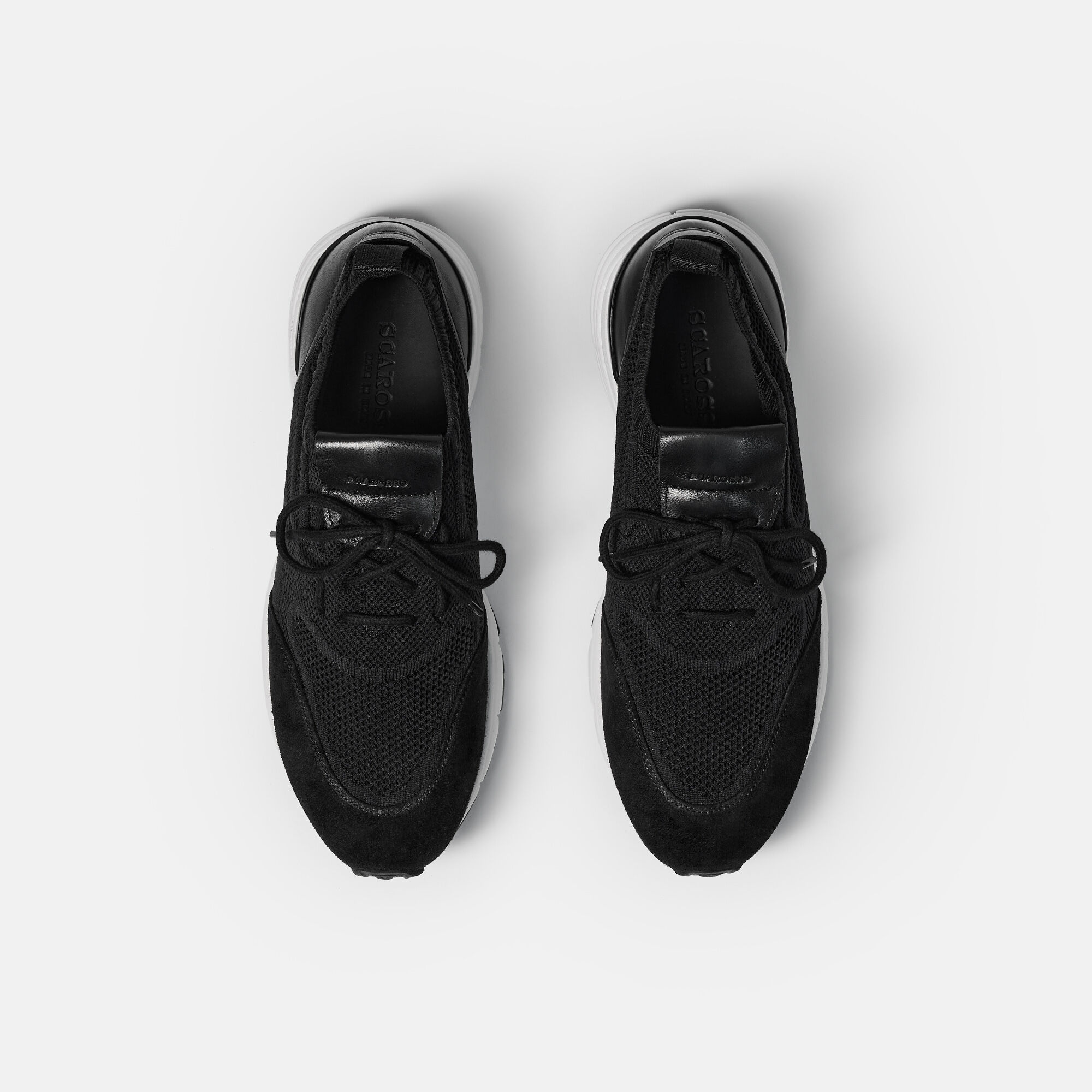 Scarosso Robbie Black Black - Knit ROBBIESNEA