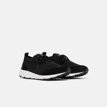 Scarosso Robbie Black Black - Knit ROBBIESNEA
