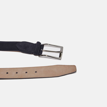 Scarosso Classic Blue Belt Blue Suede CLASSICBELT